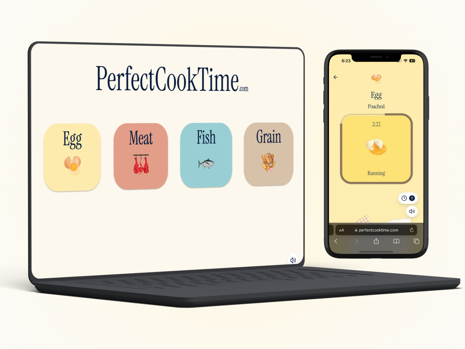 PerfectCookTime design