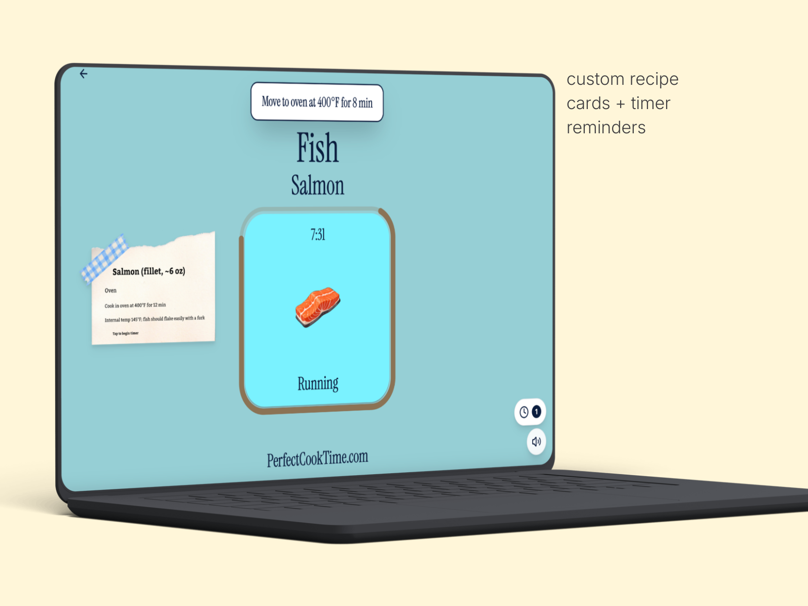PerfectCookTime interface